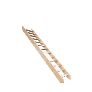Kordo Gerade Treppe Buche Nostra, unbehandeltes Buchenholz, 13 Stufen. Innentreppe.