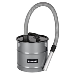 Einhell Aschefeinfilter 18 l: Aschefilter mit Schlauch und Tragegriff für Kamin, Ofen oder Grill.