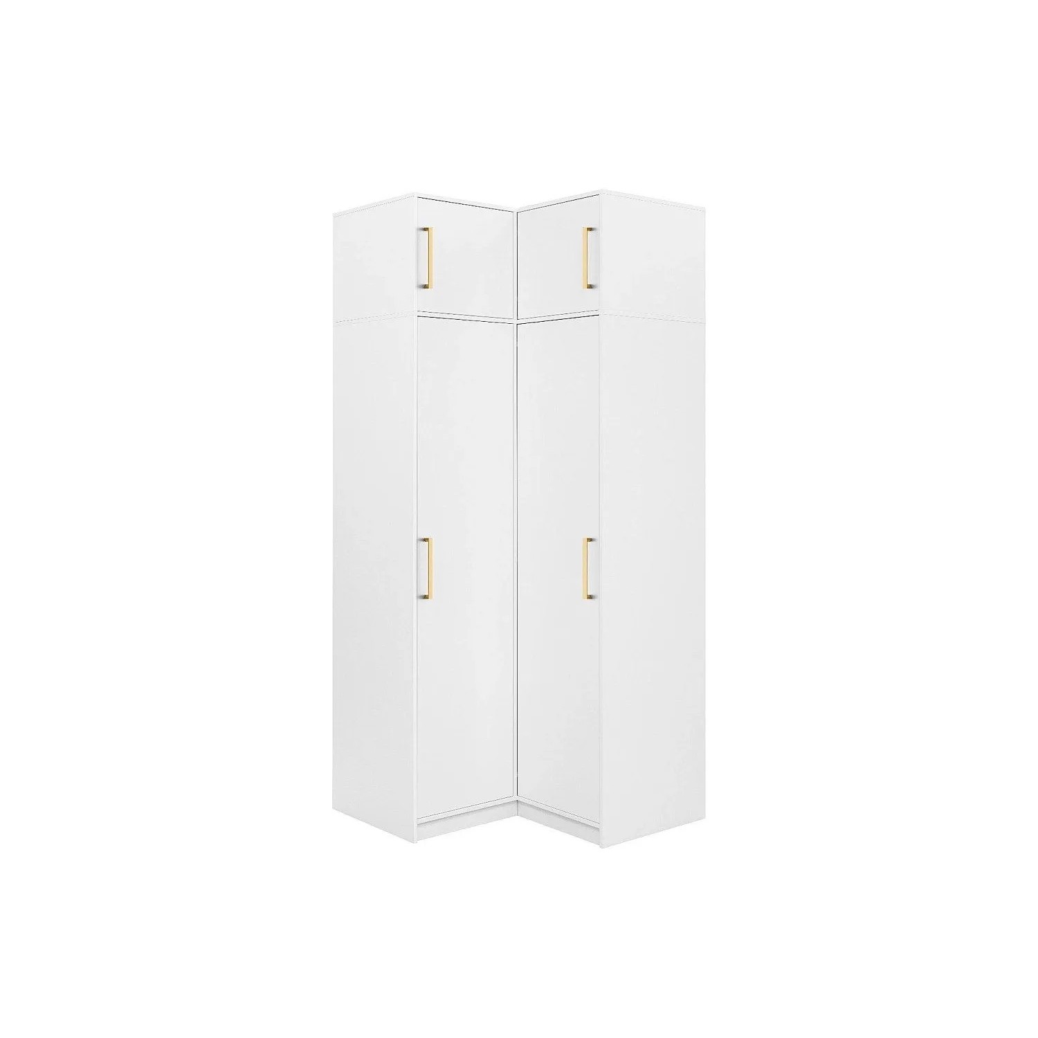 Vente-unique Kleiderschrank Lizandro Weiß 115.2 cm