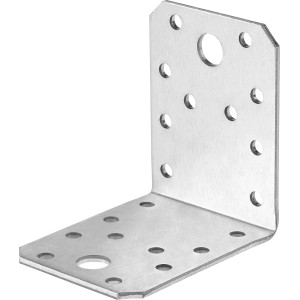 Verzinkter Winkelverbinder 70x70x55 mm, 20er Set für Holzkonstruktionen.