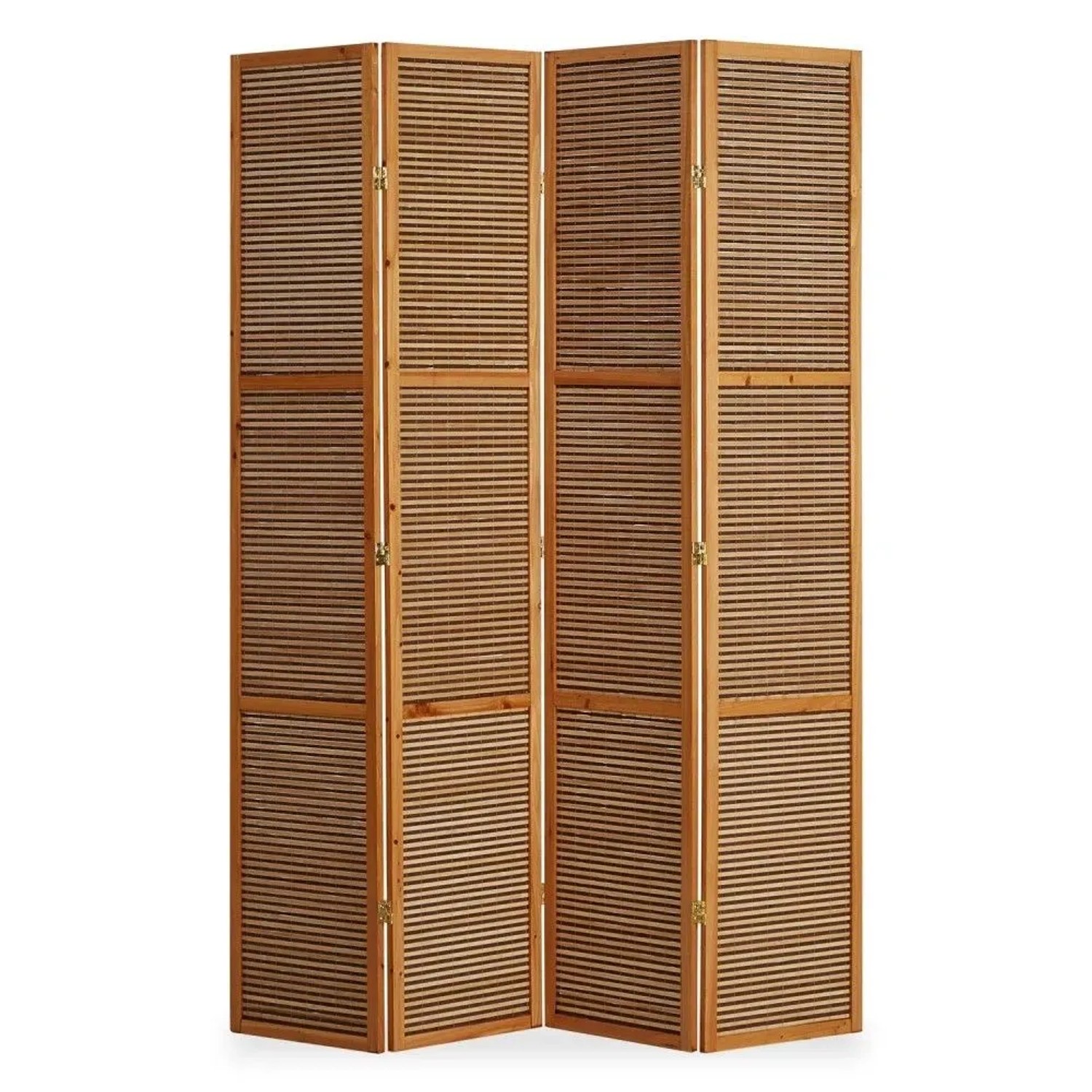 Homestyle4u Paravent 4-tlg. Sondergröße 200x160 cm in Braun cm 874 günstig online kaufen