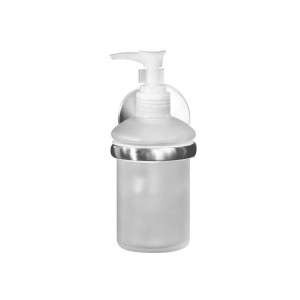 Vision Seifenspender, Chrom glänzend, zur Wandmontage im Bad oder WC.