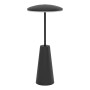 EGLO LED Tischleuchte PICCOLA, schwarz, H 28cm, IP54, mit Touchdimmer für den Außenbereich.
