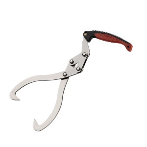 Wiltec Handpackzange Ø30Cm Holzzange 44Cm Packzange Stahl Holzgreifer Forstzange