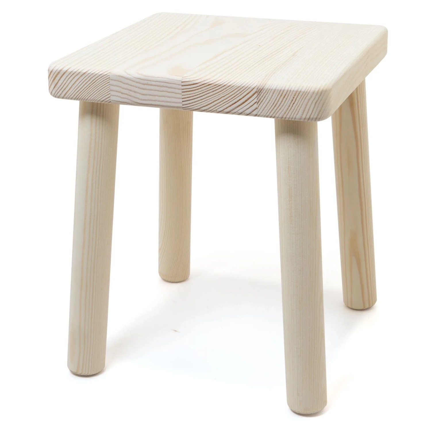 HolzFee Kinderhocker Kiefernholz Natur Hocker Holz
