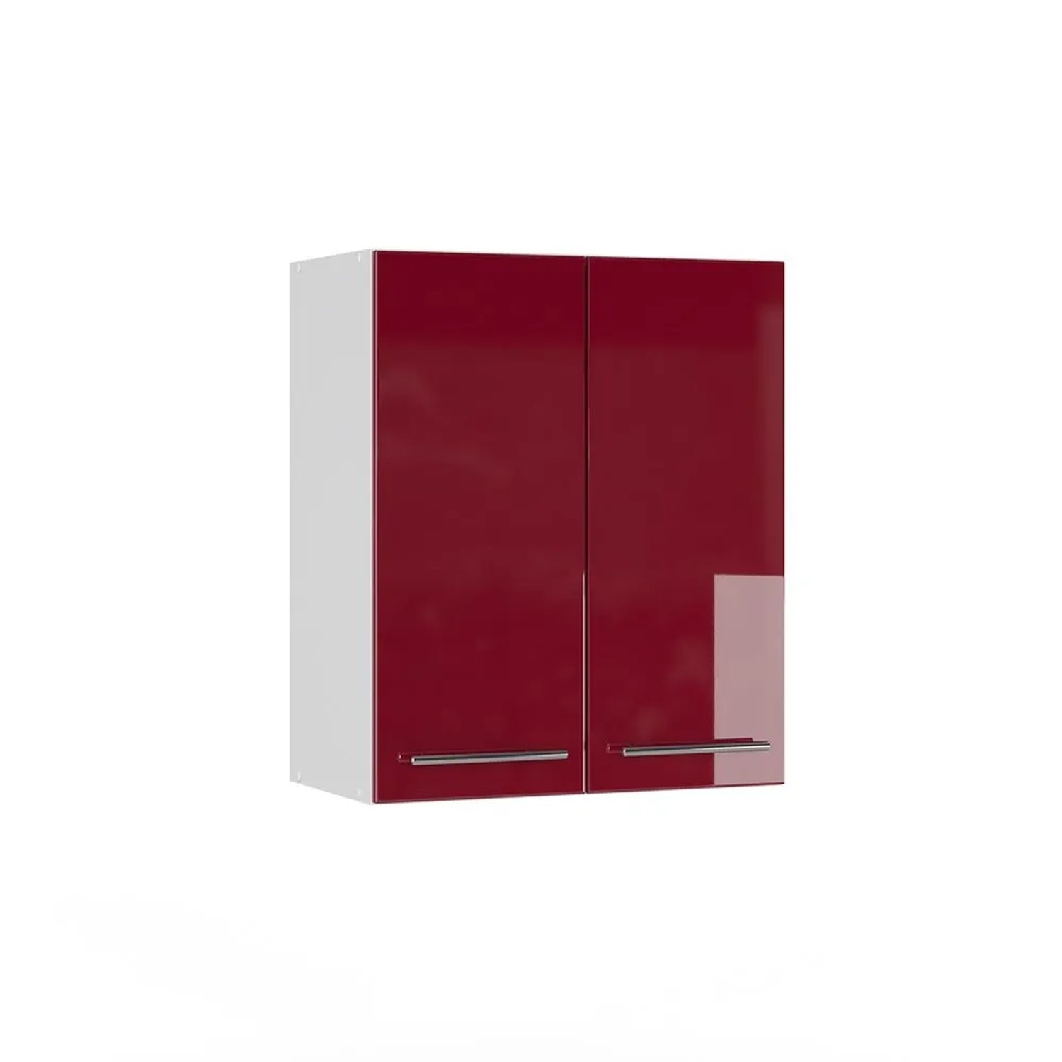 Vicco Hängeschrank Fame-Line Hängender Küchenschrank Bordeaux Hochglanz Weiß 60 cm