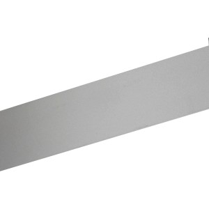 Arcansas Flachstange, Aluminium, silber eloxiert, 2x30x2600 mm.