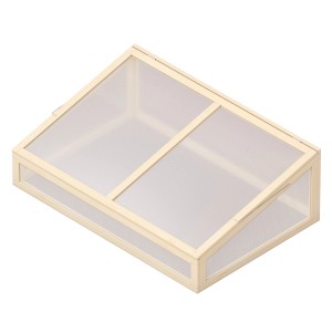 Upyard Frühbeetaufsatz für Palettenrahmen, 120 cm, aus Holz und Kunststoff