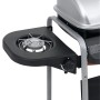 Detailaufnahme: Seitenbrenner des tepro Gasgrills Fremont in Schwarz/Silber.