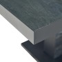 Detailansicht: Rechteckiger Siena Garden Gartentisch Talina in Wood Grey, 85x140 cm.
