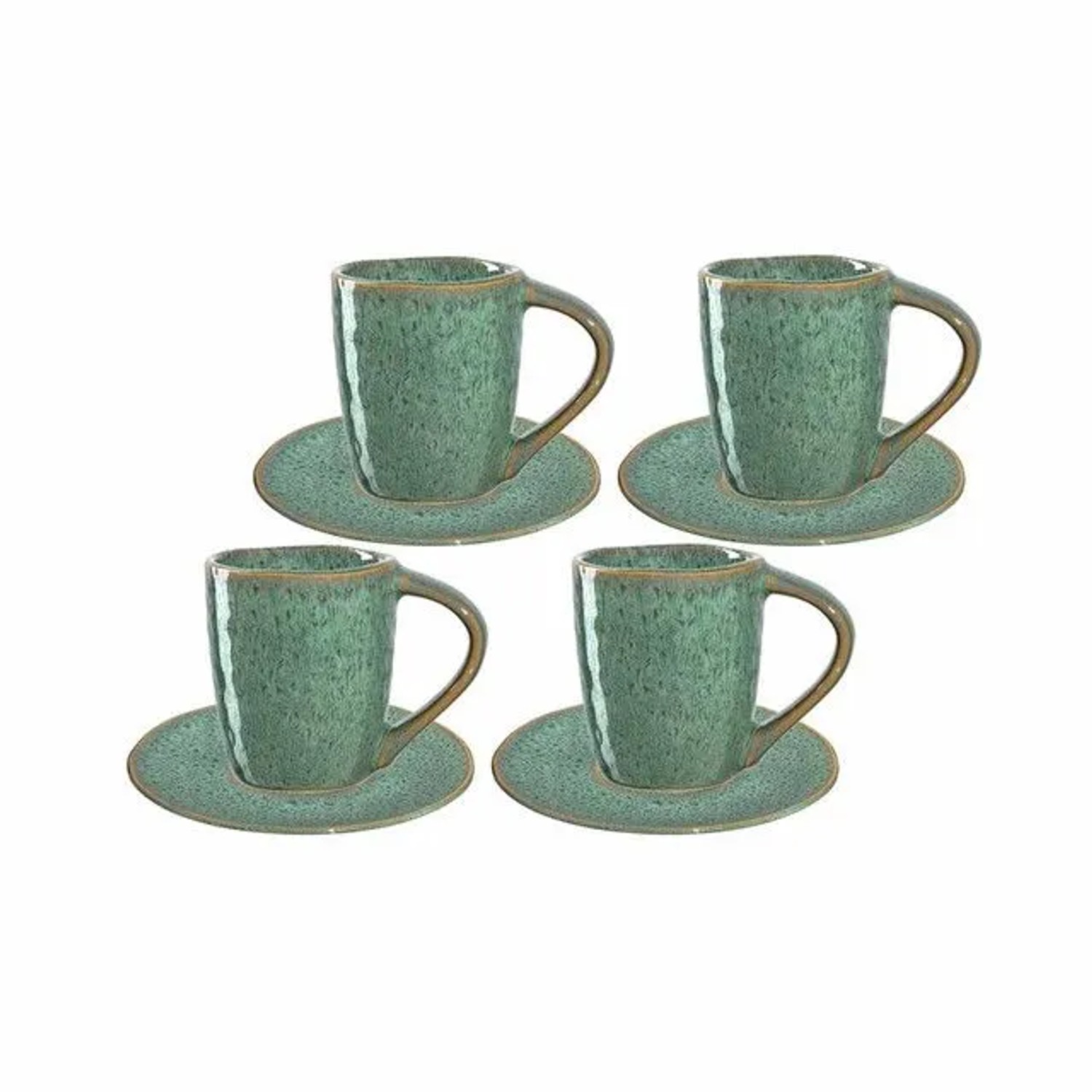 Leonardo Matera Espresso Set 8-teilig Grün