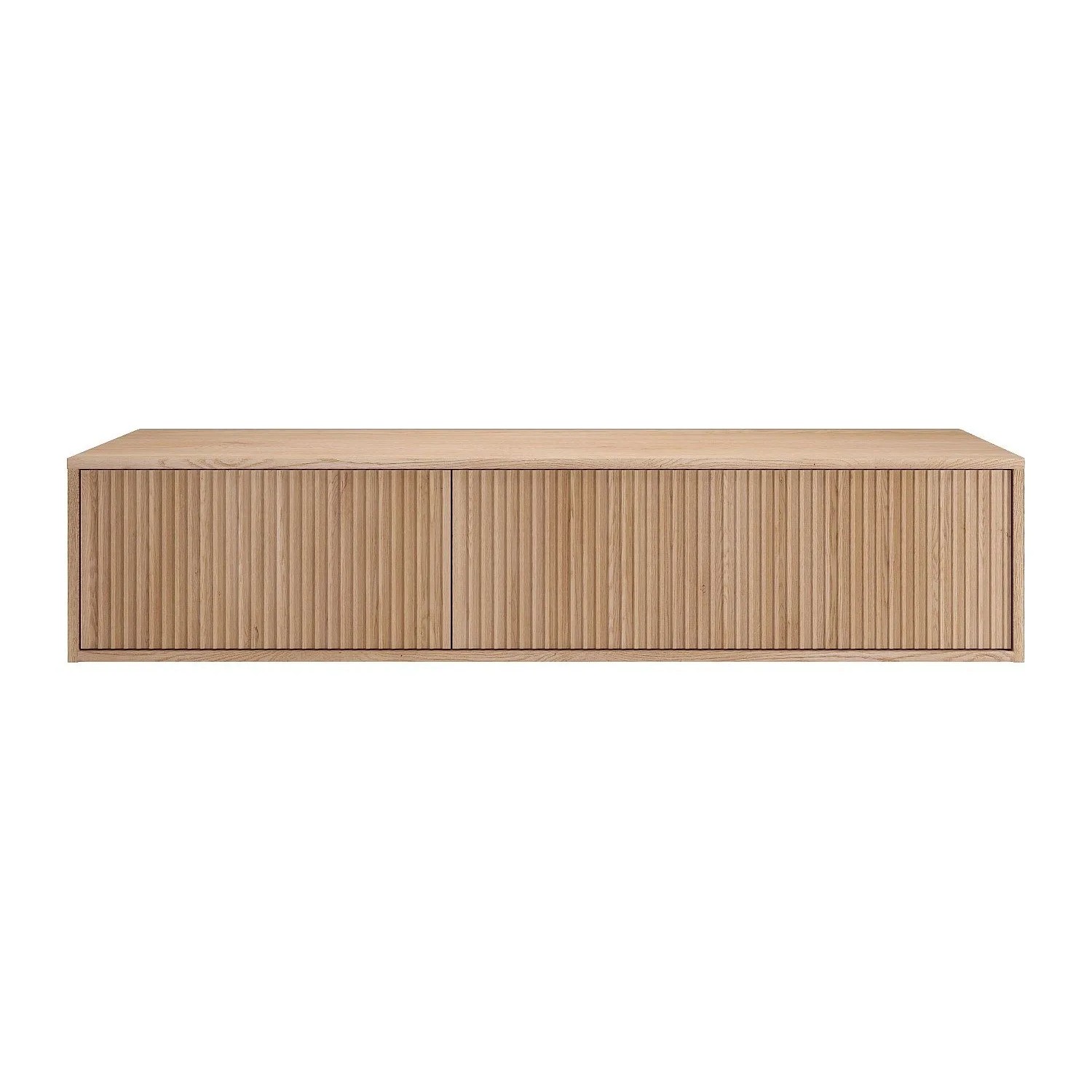 Vente-unique Waschbeckenunterschrank Arnega Naturfarben Hell 150 cm