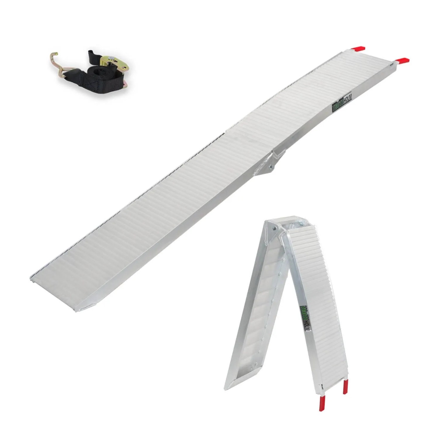 TRUTZHOLM 1 x Alu Auffahrrampe Klappbar 205 cm Traglast 340 kg