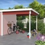 Dachverlängerung Schwedenrot für Zambezi Gartenhaus, 250x250 cm.