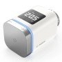 Bosch Smart Home Heizkörper-Thermostat II [+M] in Weiß mit Display und blauer LED-Leiste.