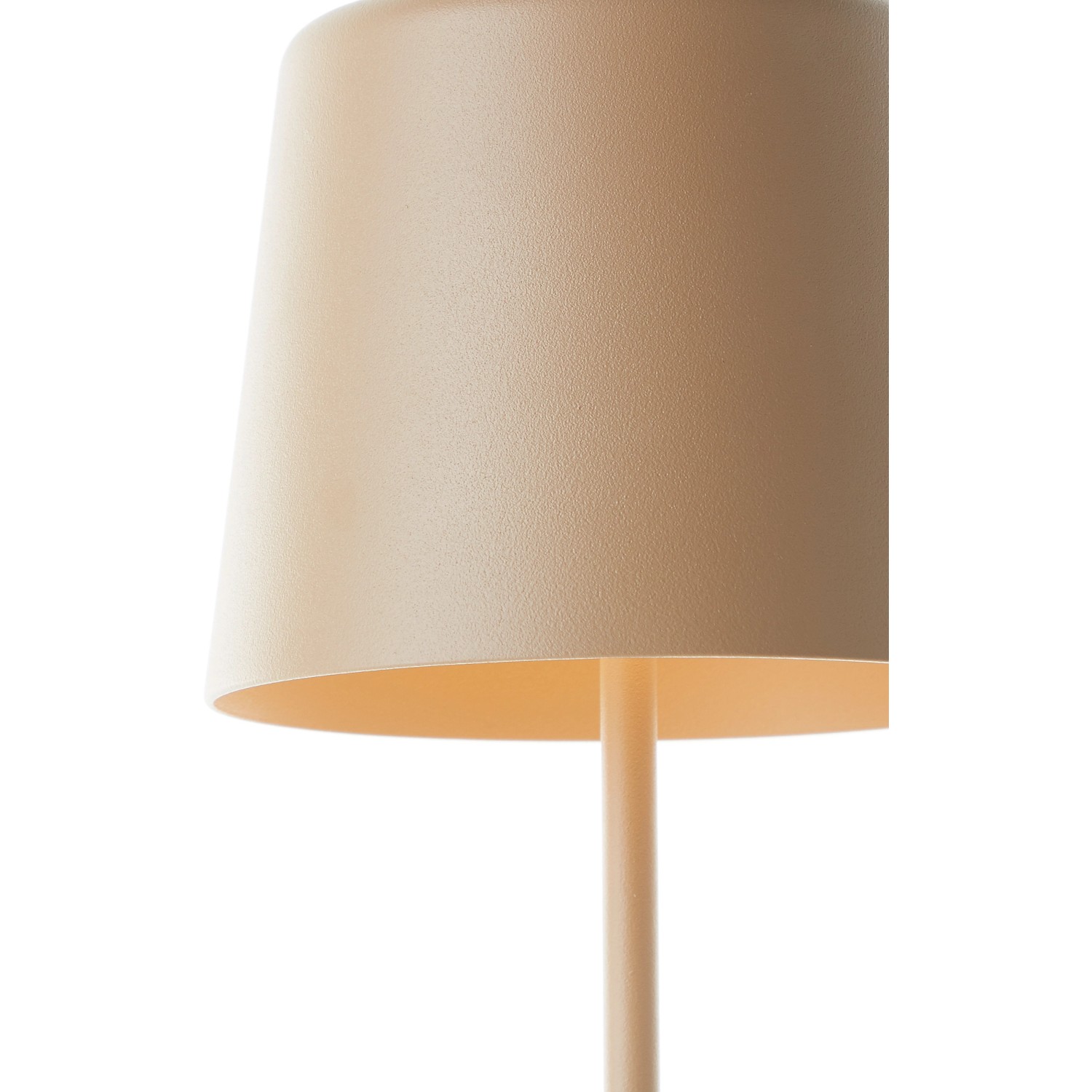LED-Tischleuchte Kaami, 37 cm, Cappuccino Matt, für den Außenbereich.