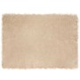 vidaXL Kunstschaffell Teppich Tafalla Beige 120 x 170 cm Polyester 42021482