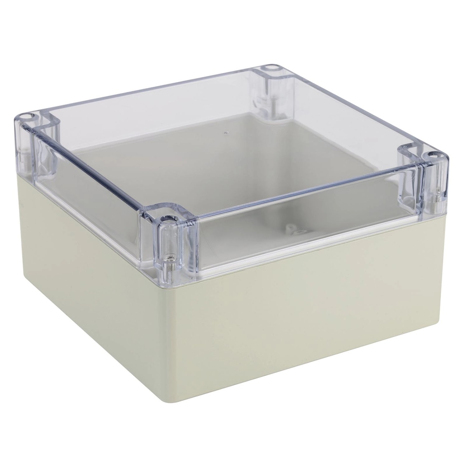 Blanko Modulgehäuse IP 65 Transparenter Deckel 160 x 160 x 90 mm