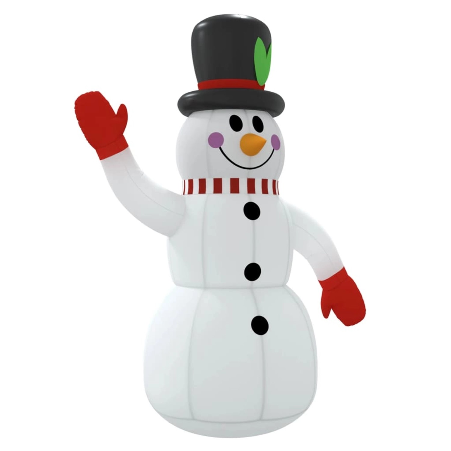 vidaXL Aufblasbarer Schneemann mit LEDs 120 cm 345363