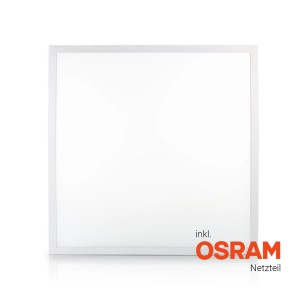 ENOVALITE LED Panel 62x62cm 36W 4320lm OSRAM Netzteil Rasterdeckenleuchte UGR19 Deckenleuchte für Büro