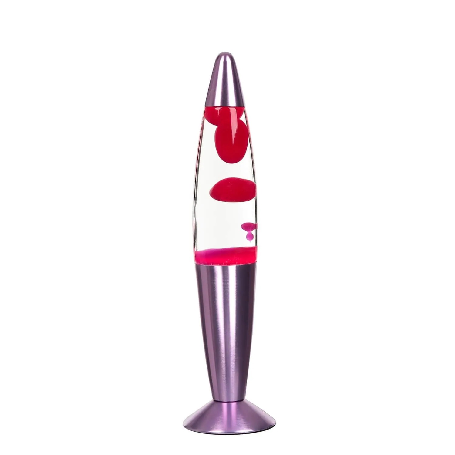EASYLIGHT Lavalampe Pink 36 cm mit Leuchtmittel G9 Retro Design Timmy