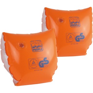Orangefarbene Happy People Schwimmhilfe für Kinder von 1-2 Jahren (11-15 kg).
