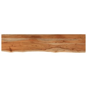 vidaXL Tischplatte 180x40x2,5cm Rechteckig Massivholz Akazie Baumkante 370257