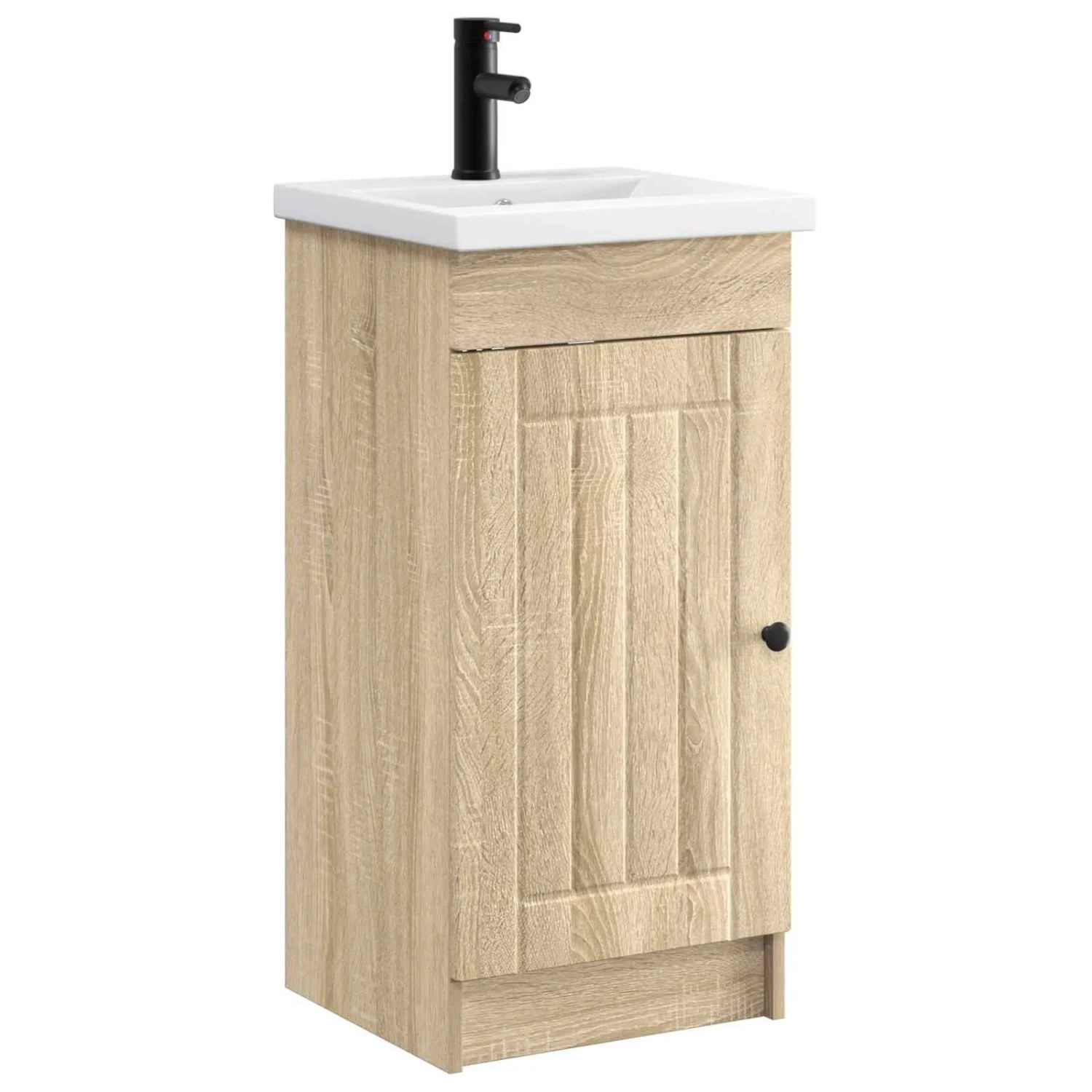 vidaXL Badezimmerschrank mit Waschbecken Sonoma-Eiche 890026