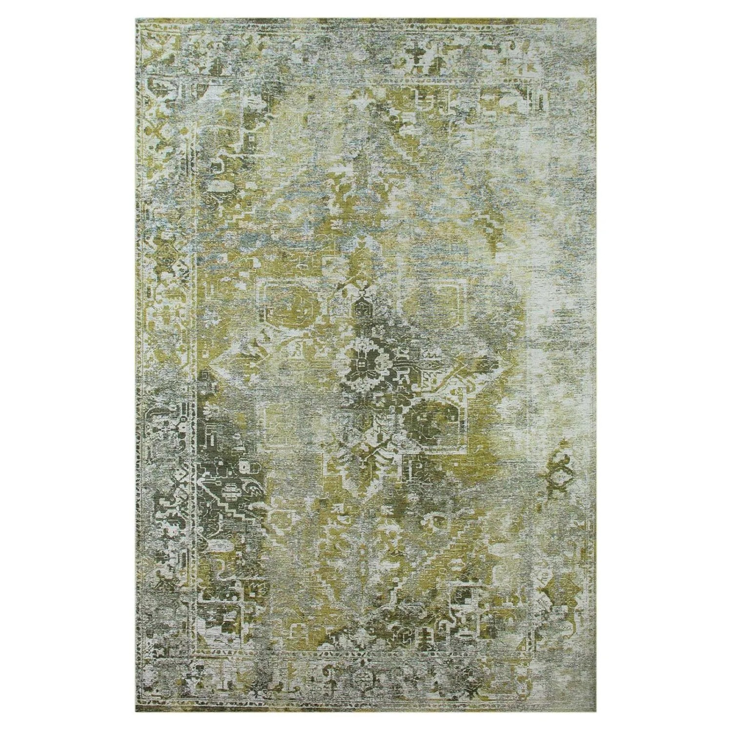 Lola&Moi Teppich Olive Grün 140x200cm