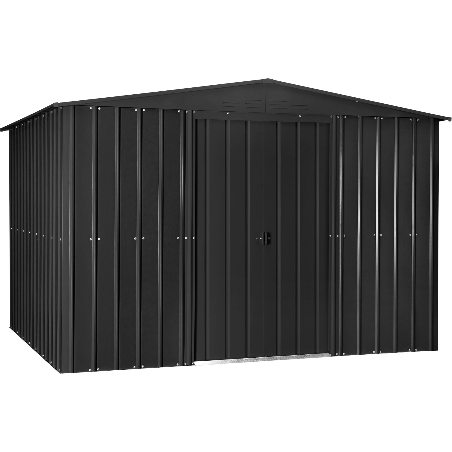 Globel Industries Metall-Gerätehaus 10x8 Anthrazit B x T: 295 cm x 237 cm günstig online kaufen