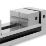 EBERTH Präzisionsschraubstock, 100mm Backen, Spannwerkzeug für Werkstatt und Heimwerker.