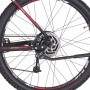 Detailaufnahme Hinterrad, Bremsscheibe und Reifen des Fischer E-Bike Mountainbike 27,5 EM 1726.1.