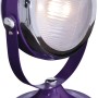 Näve Tischleuchte Carlamp in Violett: Design-Tischlampe aus Metall und Glas im Retro-Stil.