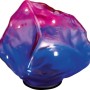 Solar-Dekostein Kristall, blau-pink, 13,5x14,5x12cm, mit LED-Beleuchtung für Garten und Balkon.