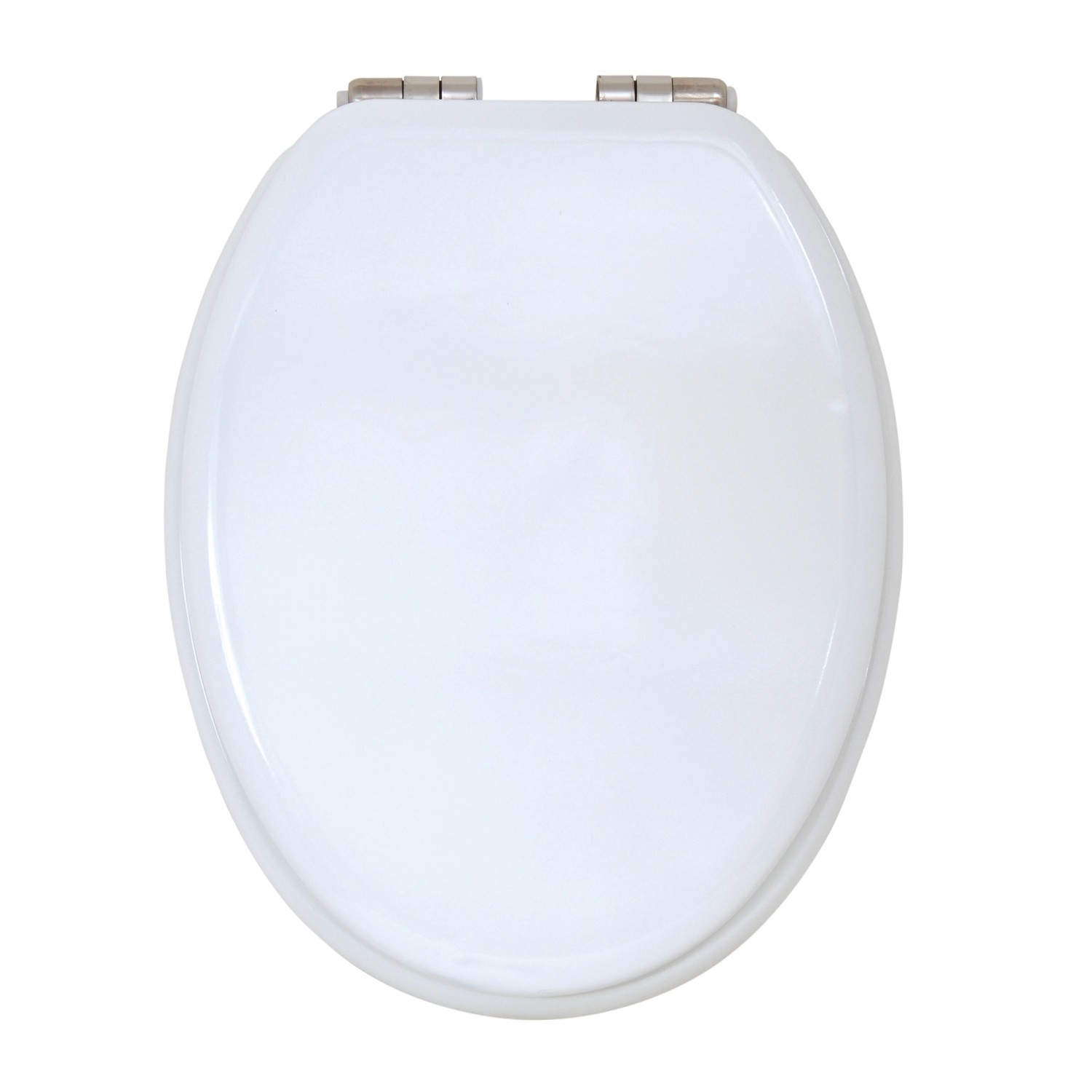 MSV WC-Sitz MDF 42,5 cm x 36,5 cm x 5 cm Weiß günstig online kaufen