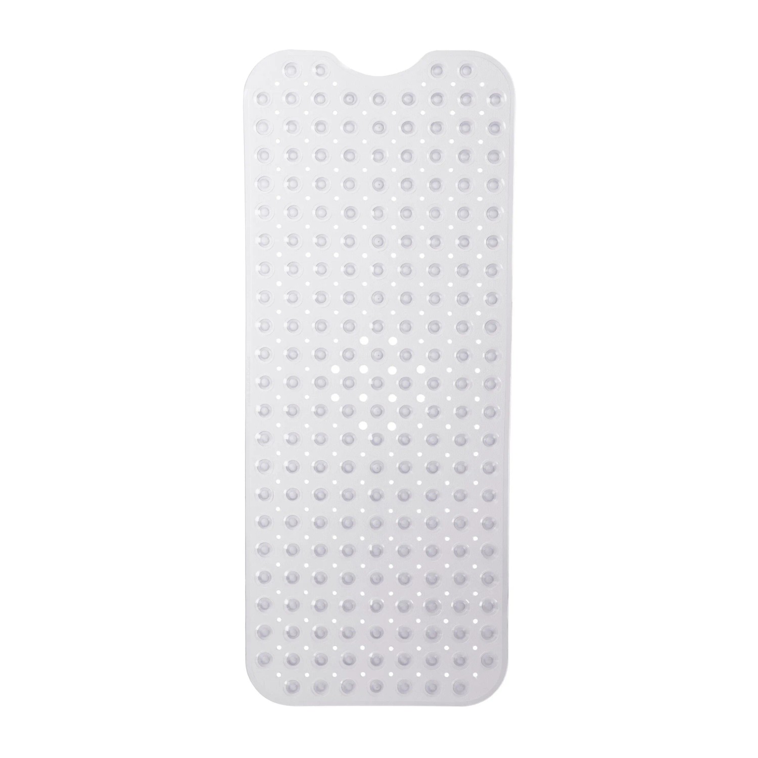 Relaxdays Badewannenmatte XXL PVC Transparent Rutschfest 97 cm x 39 cm x 0,7 cm 0,8 kg