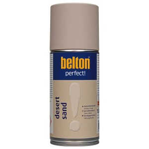 belton Buntlack Perfect Desert Sand, seidenmatt, 150ml Dose. Buntlack-Spray für Innen & Außen.