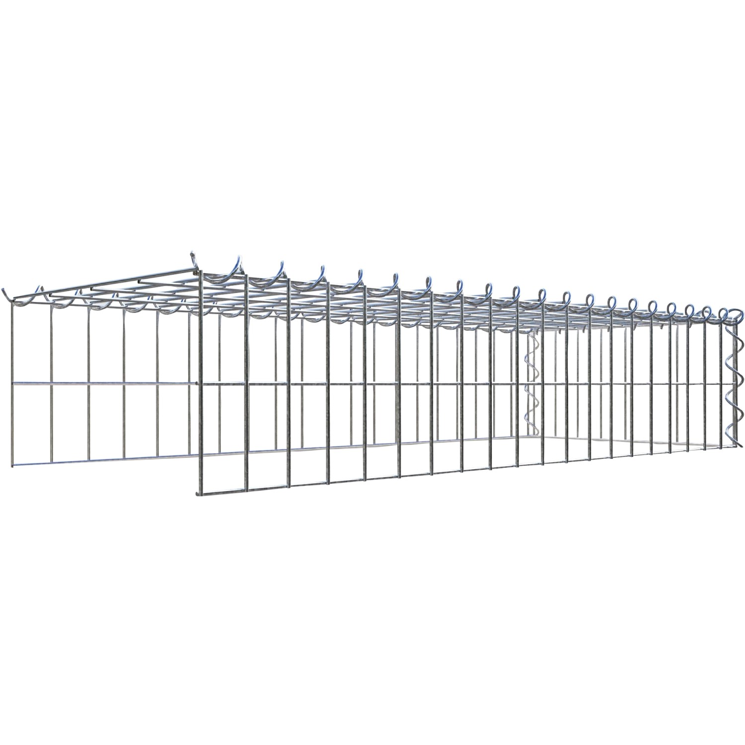Gabiona Gabione-Anbaukorb Typ 4 20 x 100 x 40 cm Maschenw 5 x 10 cm