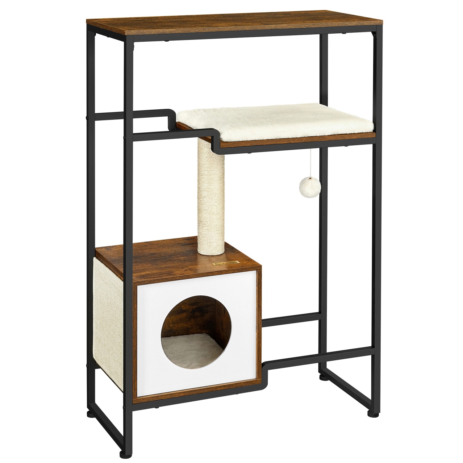 Feandrea Kratzbaum 74 cm x 34 cm x 114 cm Braun