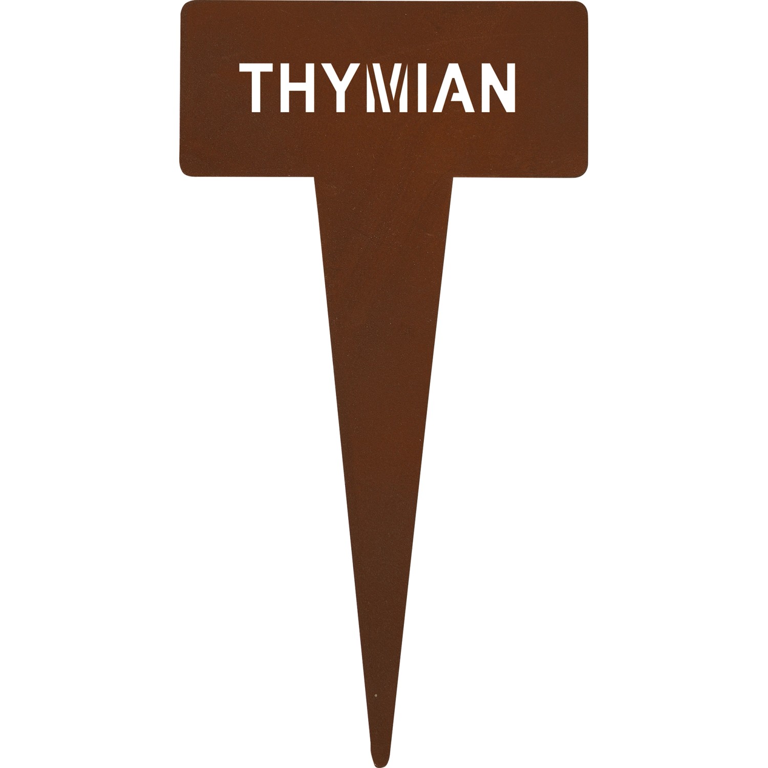 Kräuterstecker Thymian 15 cm Rostfarben