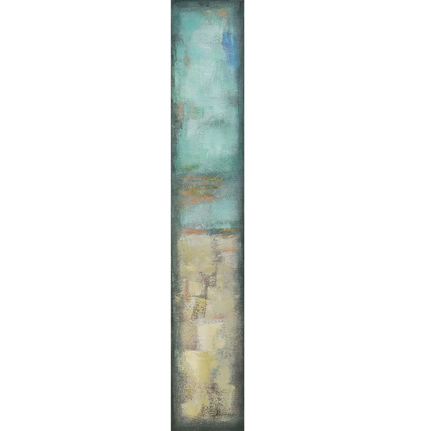Art Universe Leinwandbild Harmonie in Türkis 25 x 150 cm
