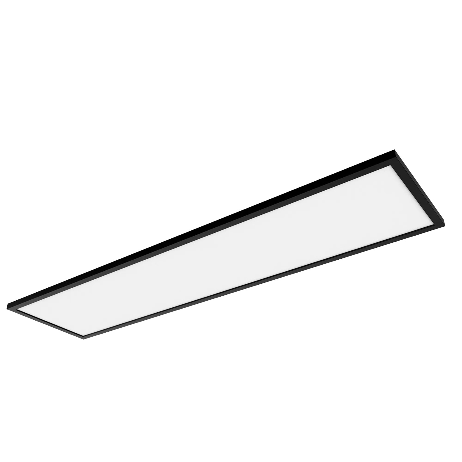 Philips Hue Aurelle LED-Panelleuchte, 120x30 cm, Schwarz. Smarte Deckenlampe mit dimmbarem, weißen Licht.