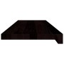 vidaXL Treppenstufen 2 Stk Dunkelbraun 80x30x2 cm Massivholz Eiche 3283803_6