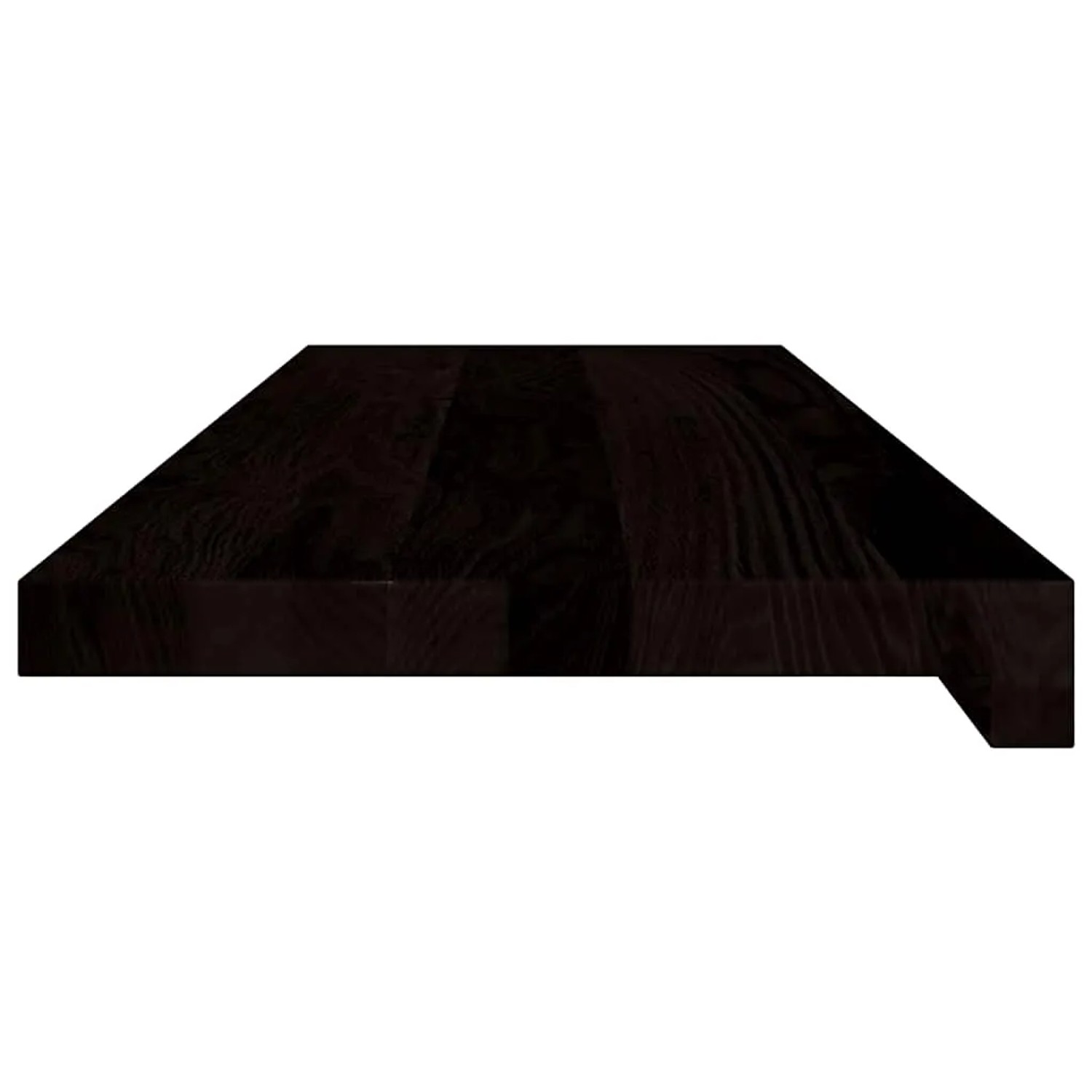 vidaXL Treppenstufen 2 Stk Dunkelbraun 80x30x2 cm Massivholz Eiche 3283803_6