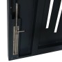 PROREGAL Mülltonnenbox 154x160x136cm Anthrazit Müllcontainerbox Industrie-Abfallcontainer_5