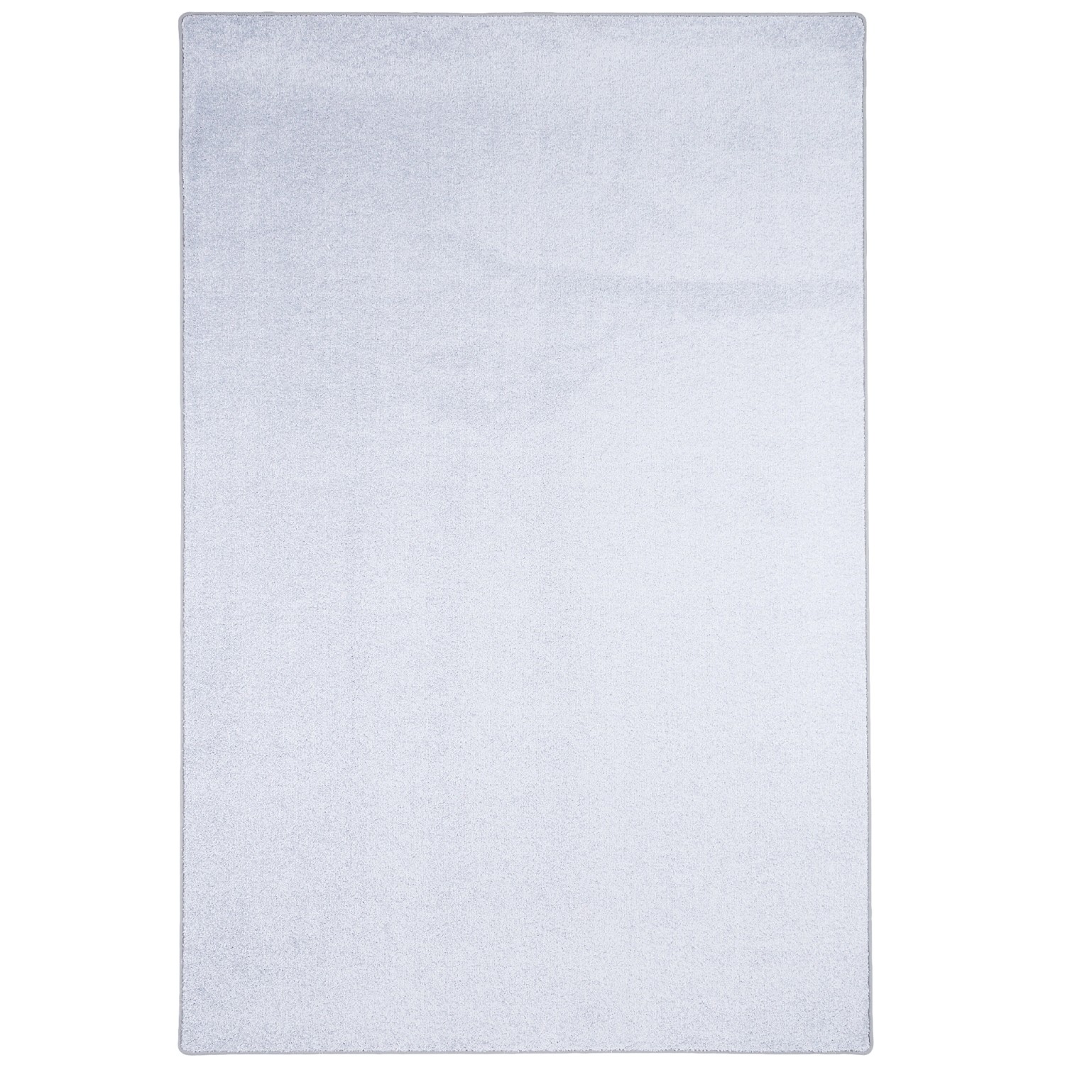 Silbergrauer Snapstyle Teppich Shine, 80x200cm, weicher Velours für Wohnräume.