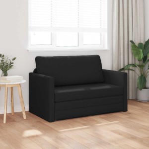 vidaXL Klappsofa Bett Schwarz 124 x 71 x 78 cm Stoff 42030514