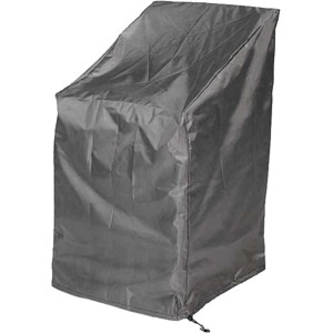 Aerocover Schutzhülle für Stapelstuhl, anthrazit, 80x67x110 cm.