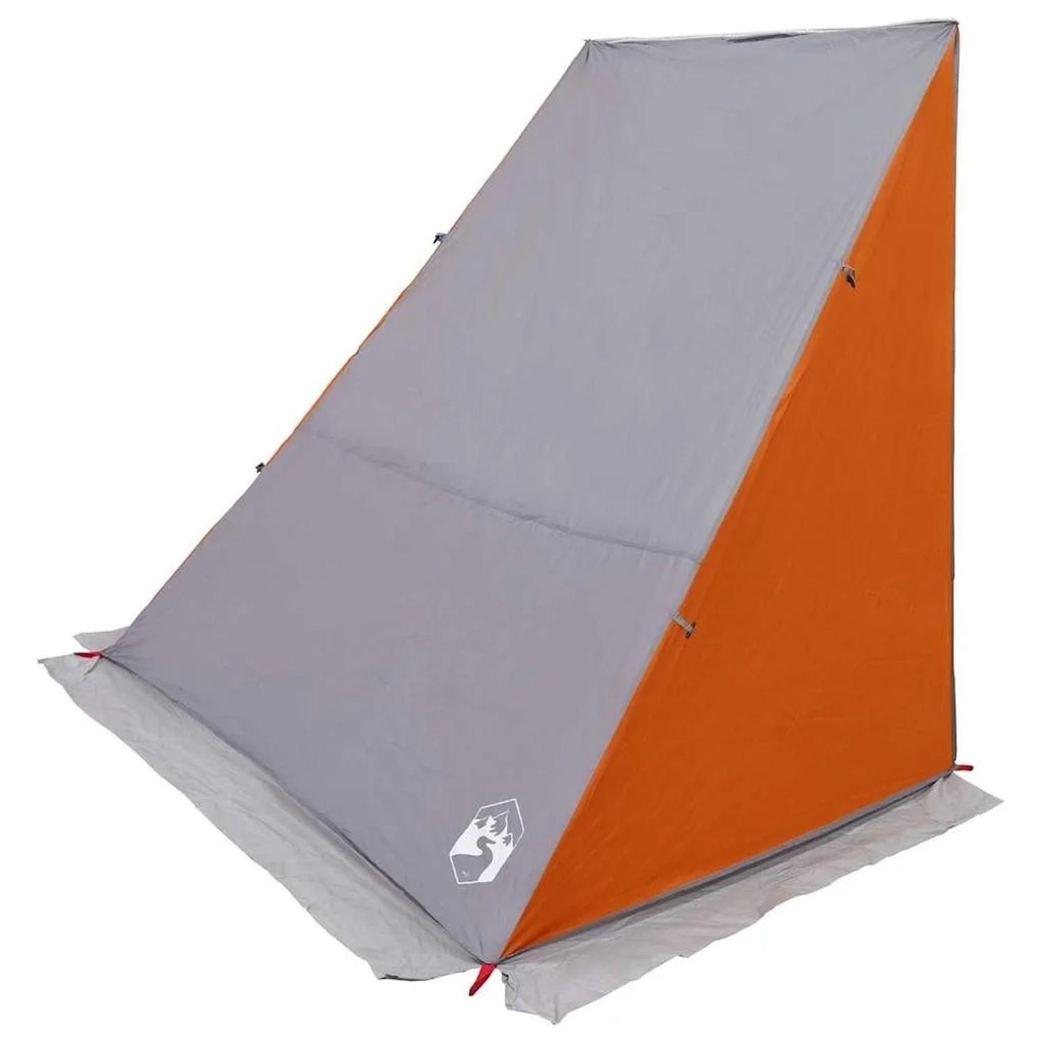 vidaXL Heckklappenzelt Grau und Orange 190 x 150 x 185 cm Taft 42001073