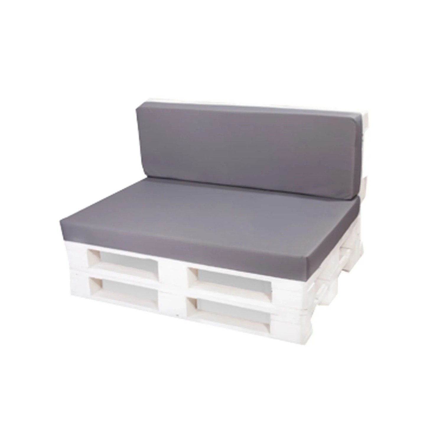 Setgarden Flat Set Palettenkissen 120x80x10cm Sitzkissen + Rückenkissen 120 günstig online kaufen